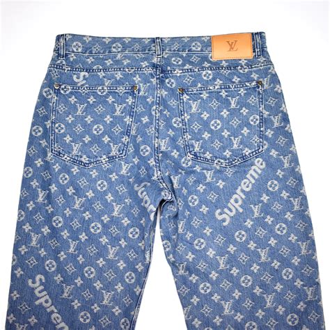 supreme louis vuitton jeans